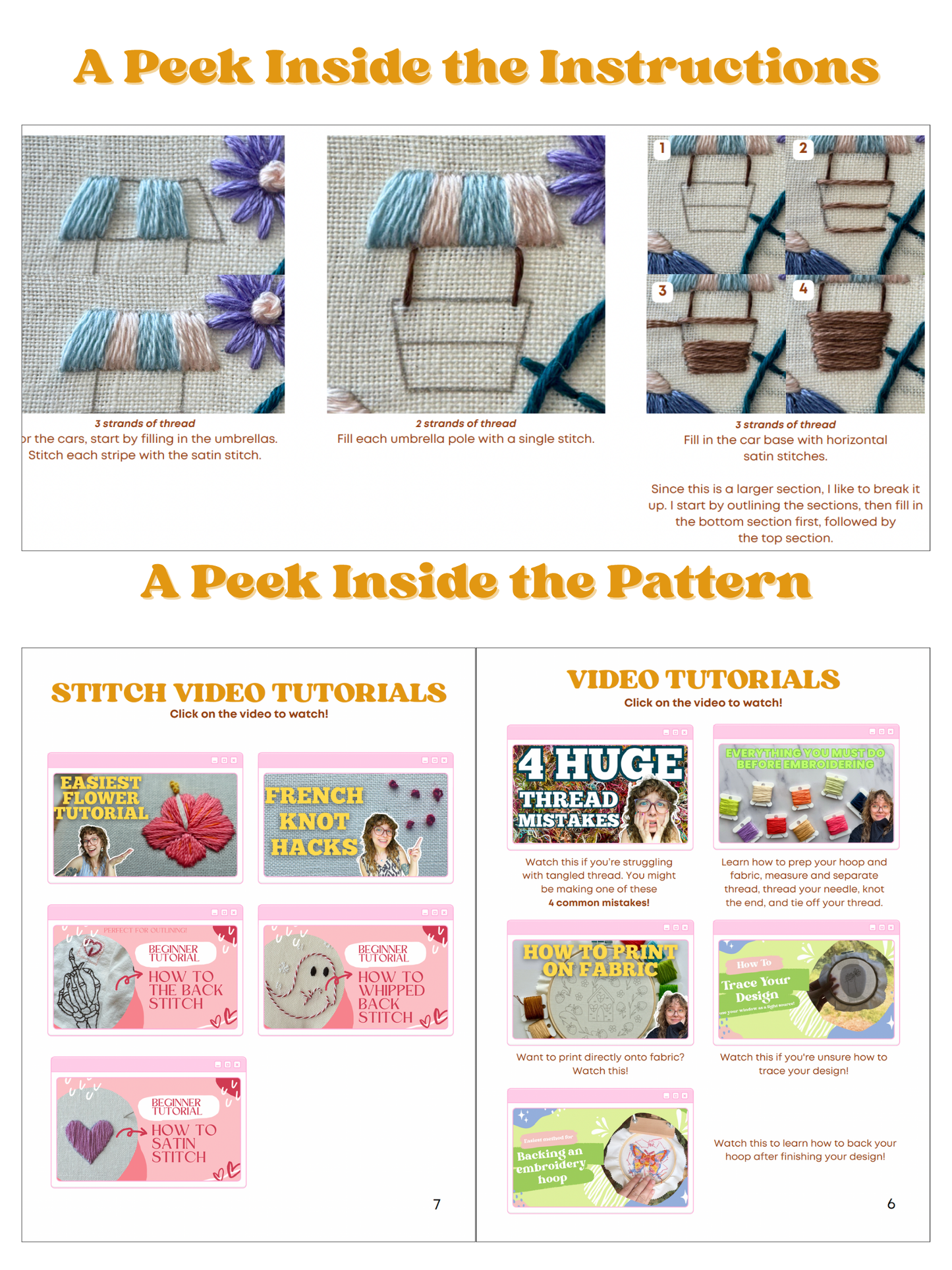 Monthly Digital Pattern Subscription – August