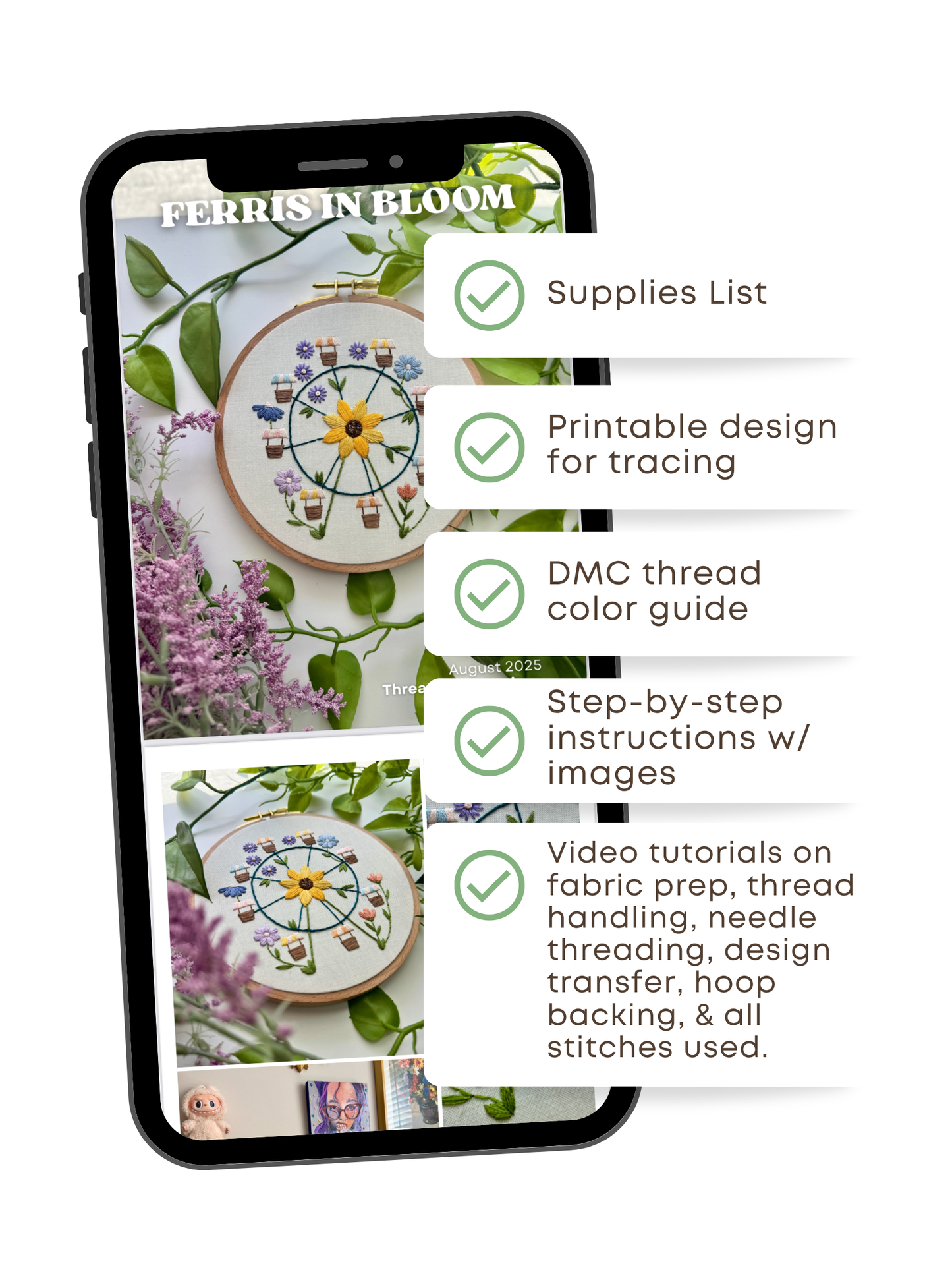 Monthly Digital Pattern Subscription – August