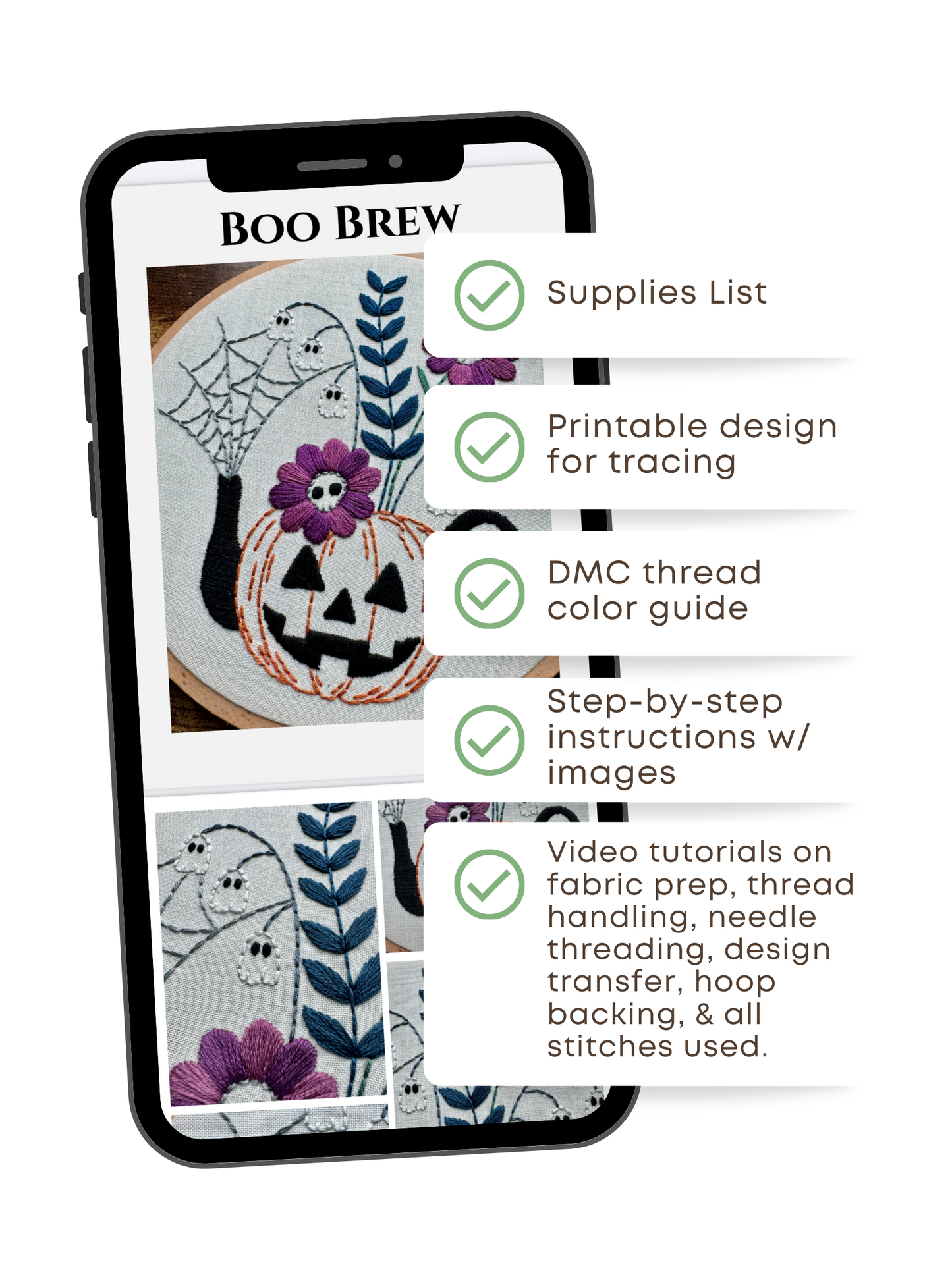 Boo Brew - PDF Beginner Friendly Digital Pattern