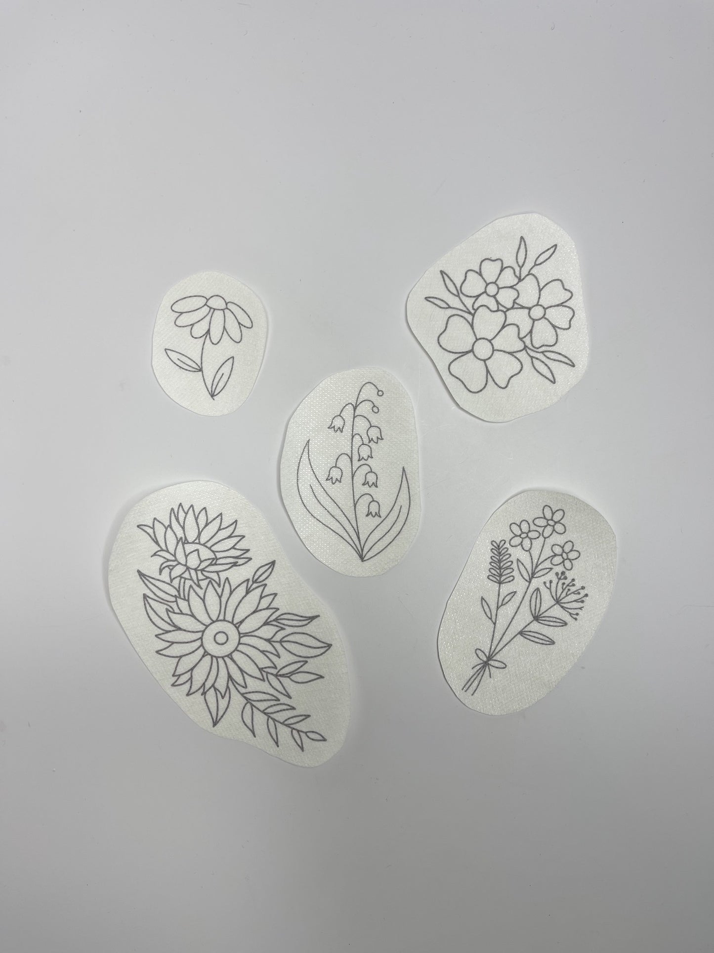 Wildflower Whispers Stick & Stitch Embroidery Stabilizer - 5 Pack