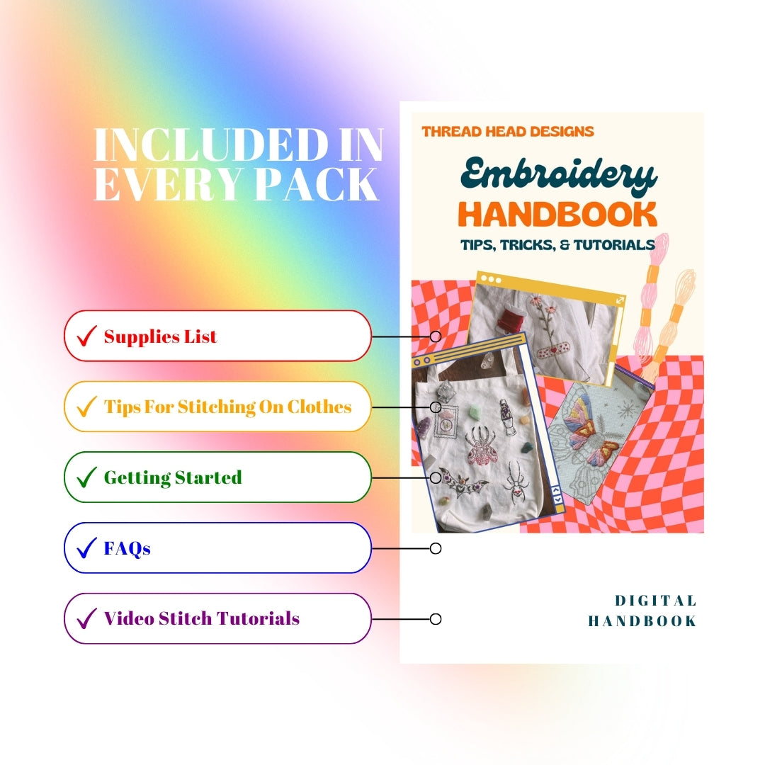Be My Galentine Stick & Stitch Embroidery Stabilizer - 6 Pack