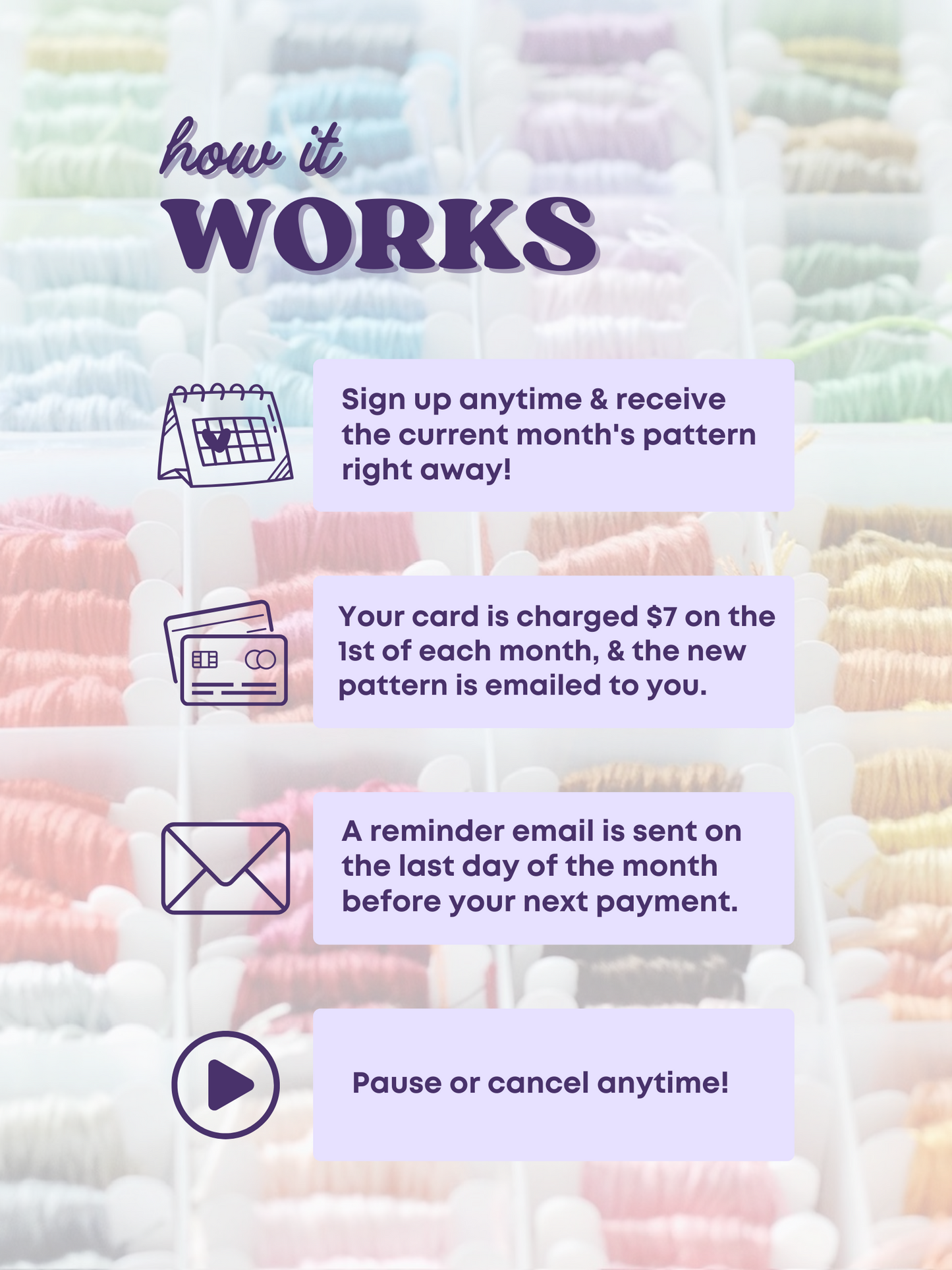 Monthly Digital Pattern Subscription – May