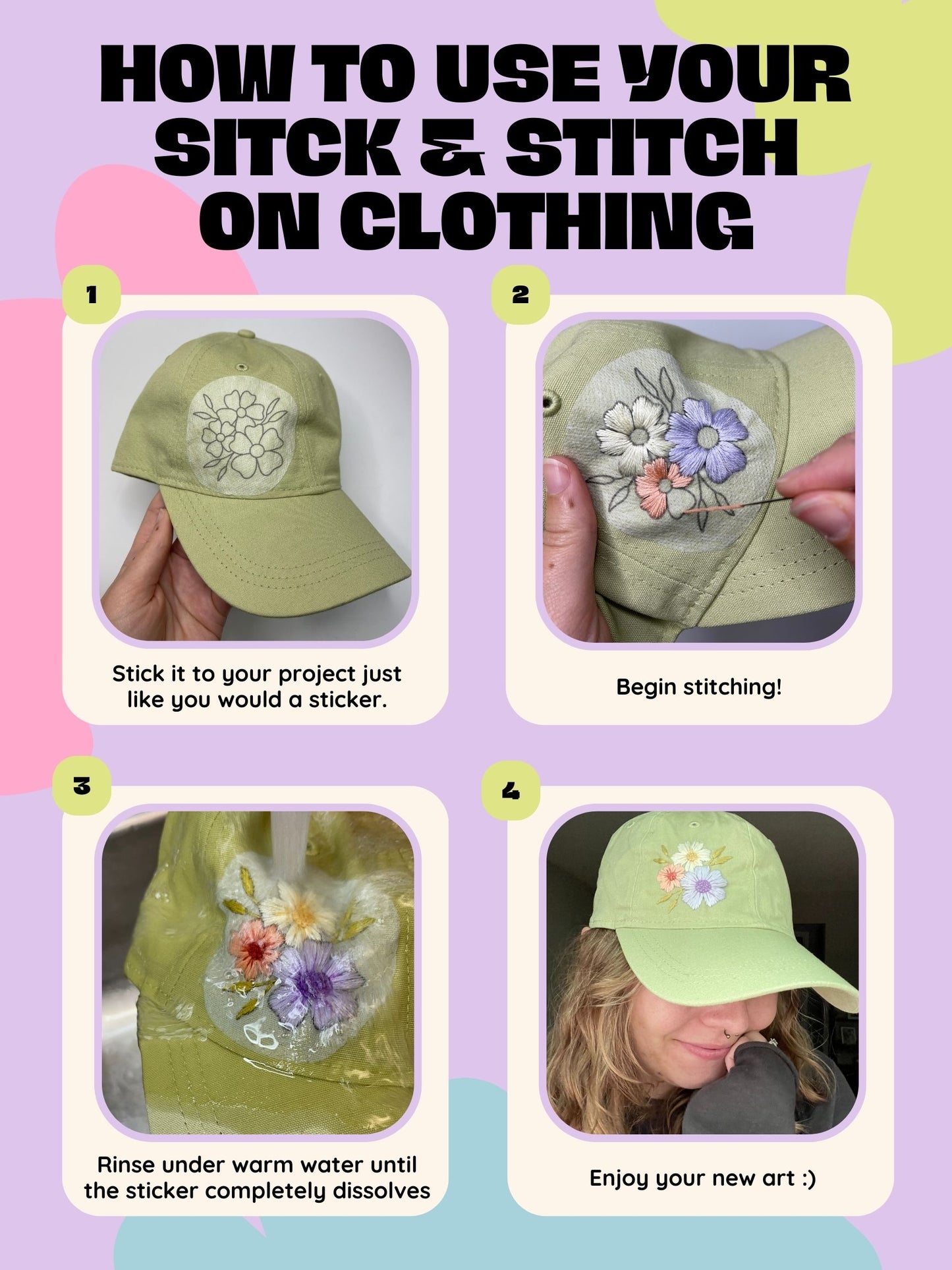 Mystery Stick & Stitch - Pack of 3
