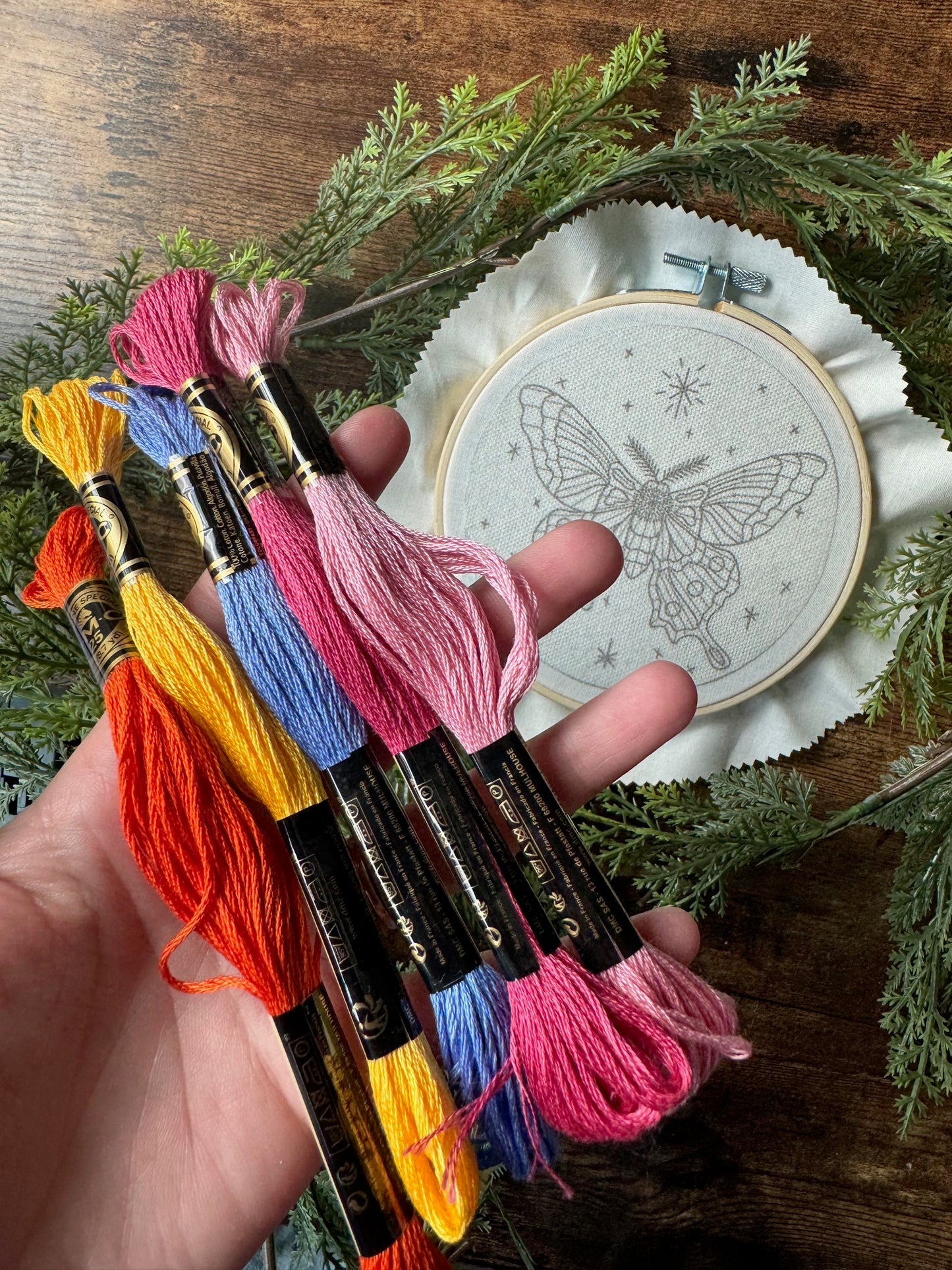 Madam Moth Beginner Friendly Embroidery Kit