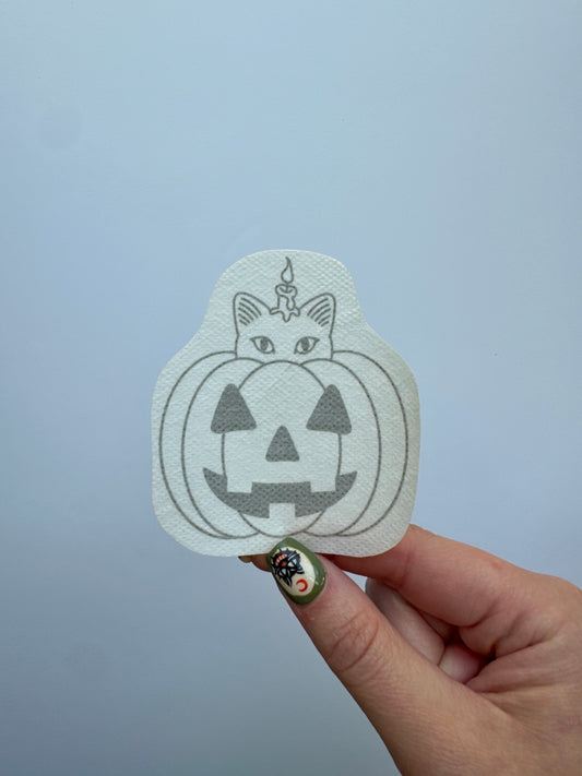 Boo Kitty DIY Sticker (M)