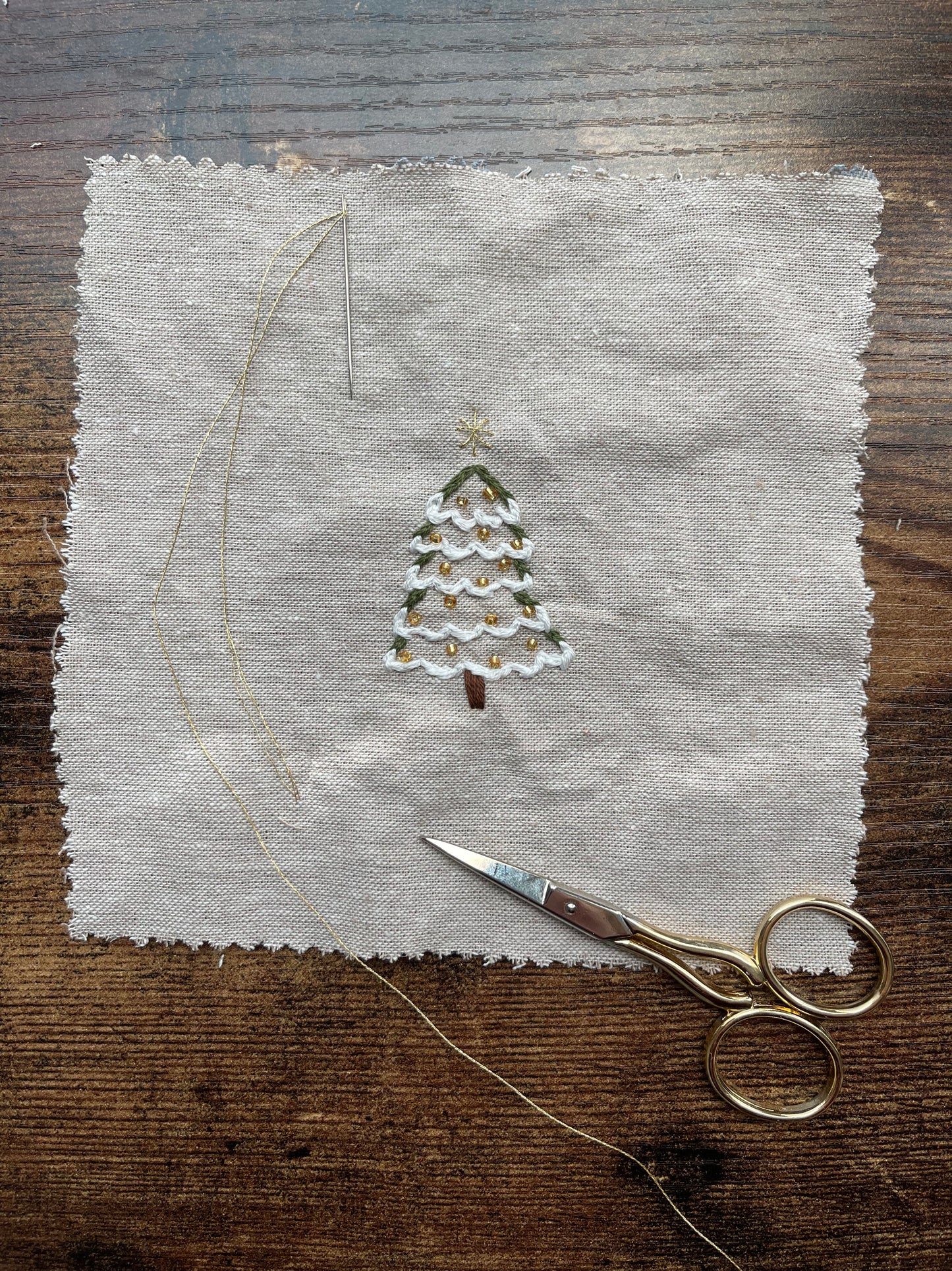 Christmas Tree Stick & Stitch Embroidery Stabilizer - 3 Pack