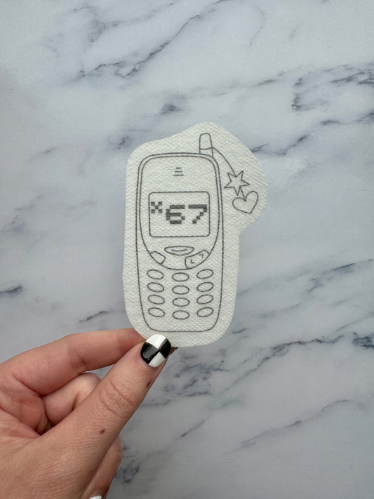 Missed Call DIY Sticker (M)