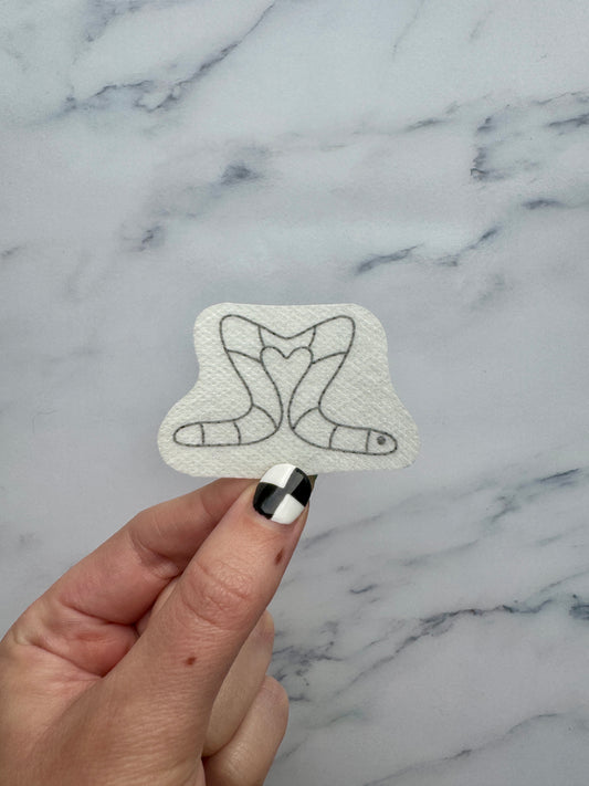 Worm & Fuzzy DIY Sticker (S)