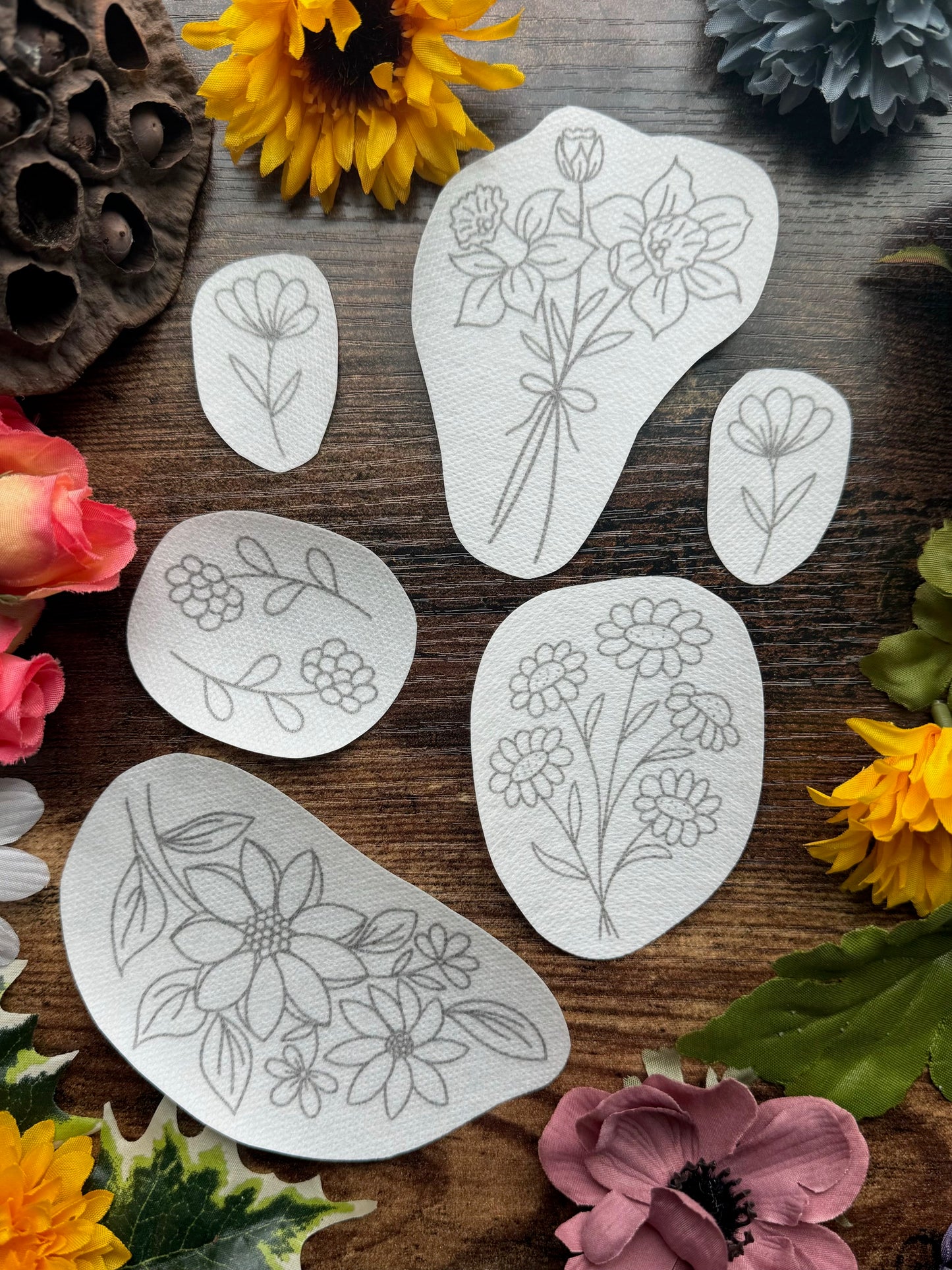 Floral Fabrication Stick & Stitch Embroidery Stabilizer - 6 Pack