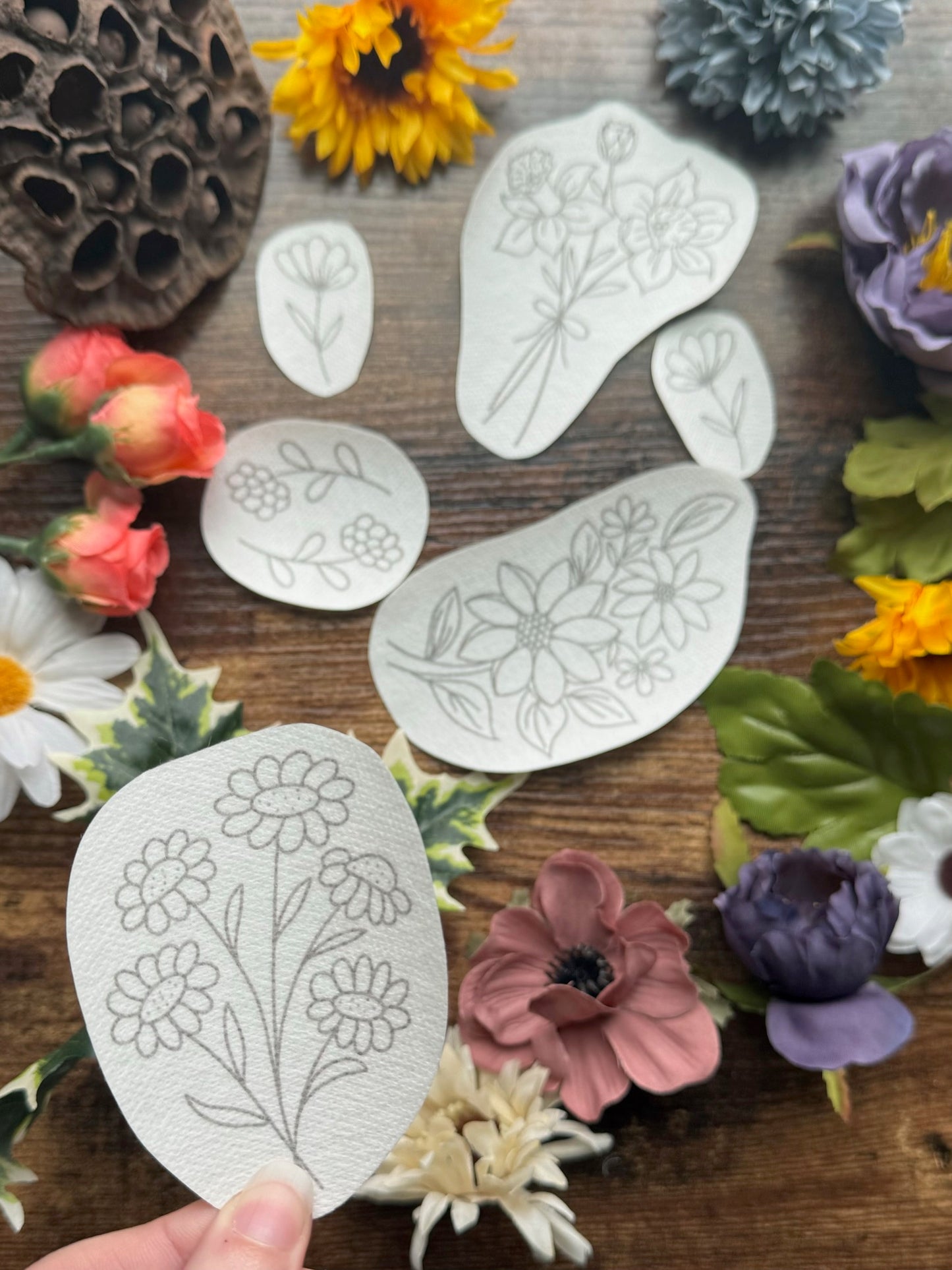 Floral Fabrication Stick & Stitch Embroidery Stabilizer - 6 Pack
