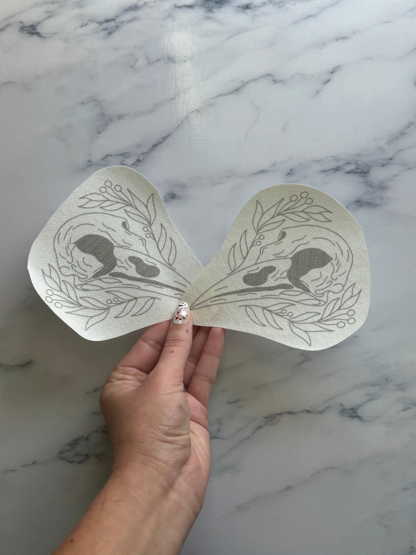 Crow in Bloom DIY Stickers (2-Pack)