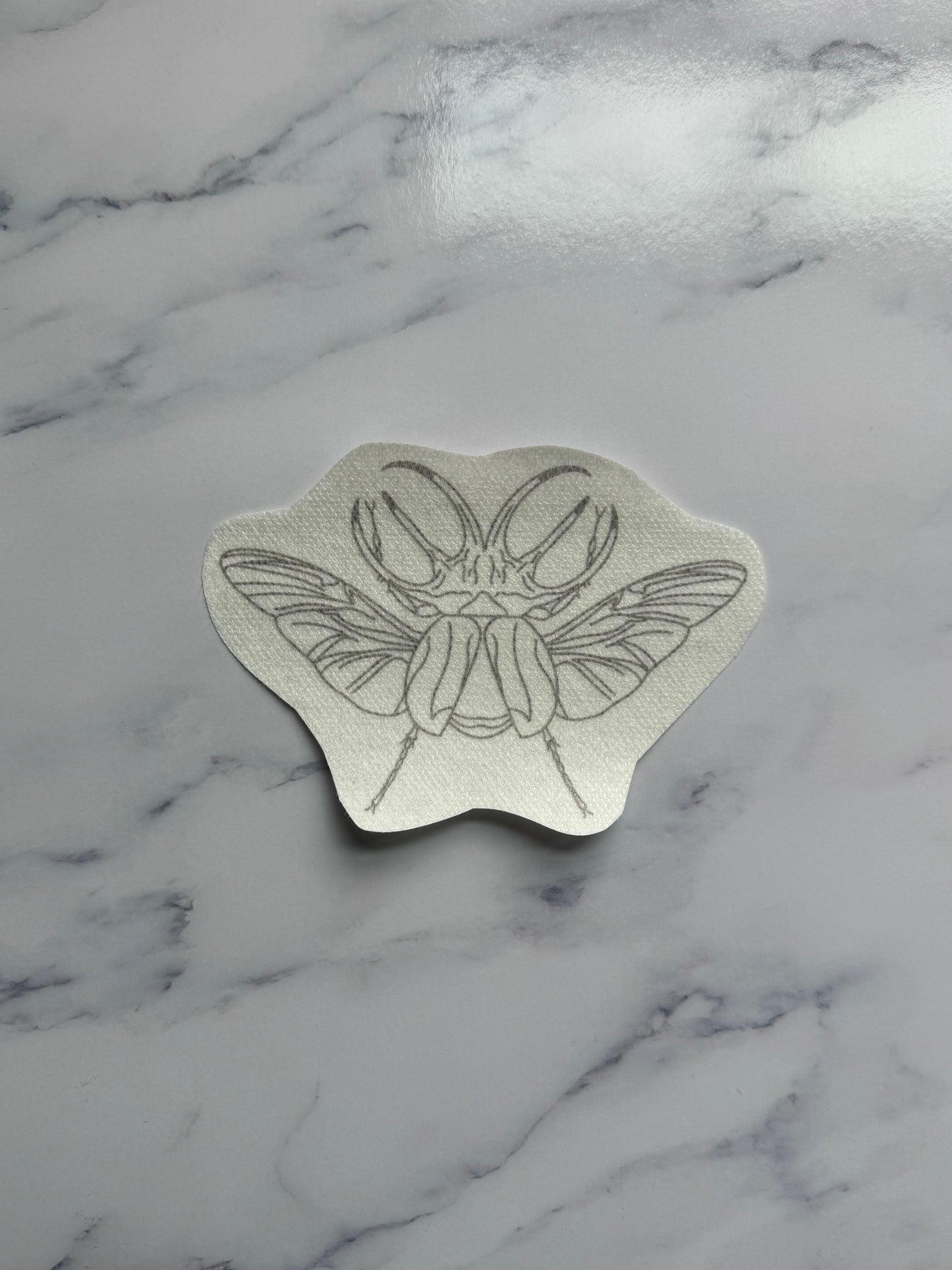 Double Headed Beetle DIY Sticker (L)