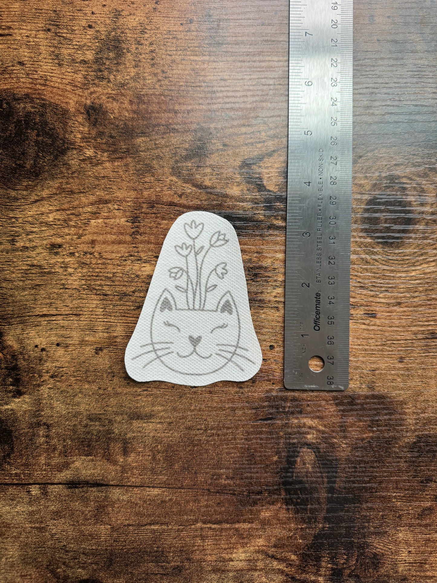 Flower Pothead Kitty DIY Sticker (M)