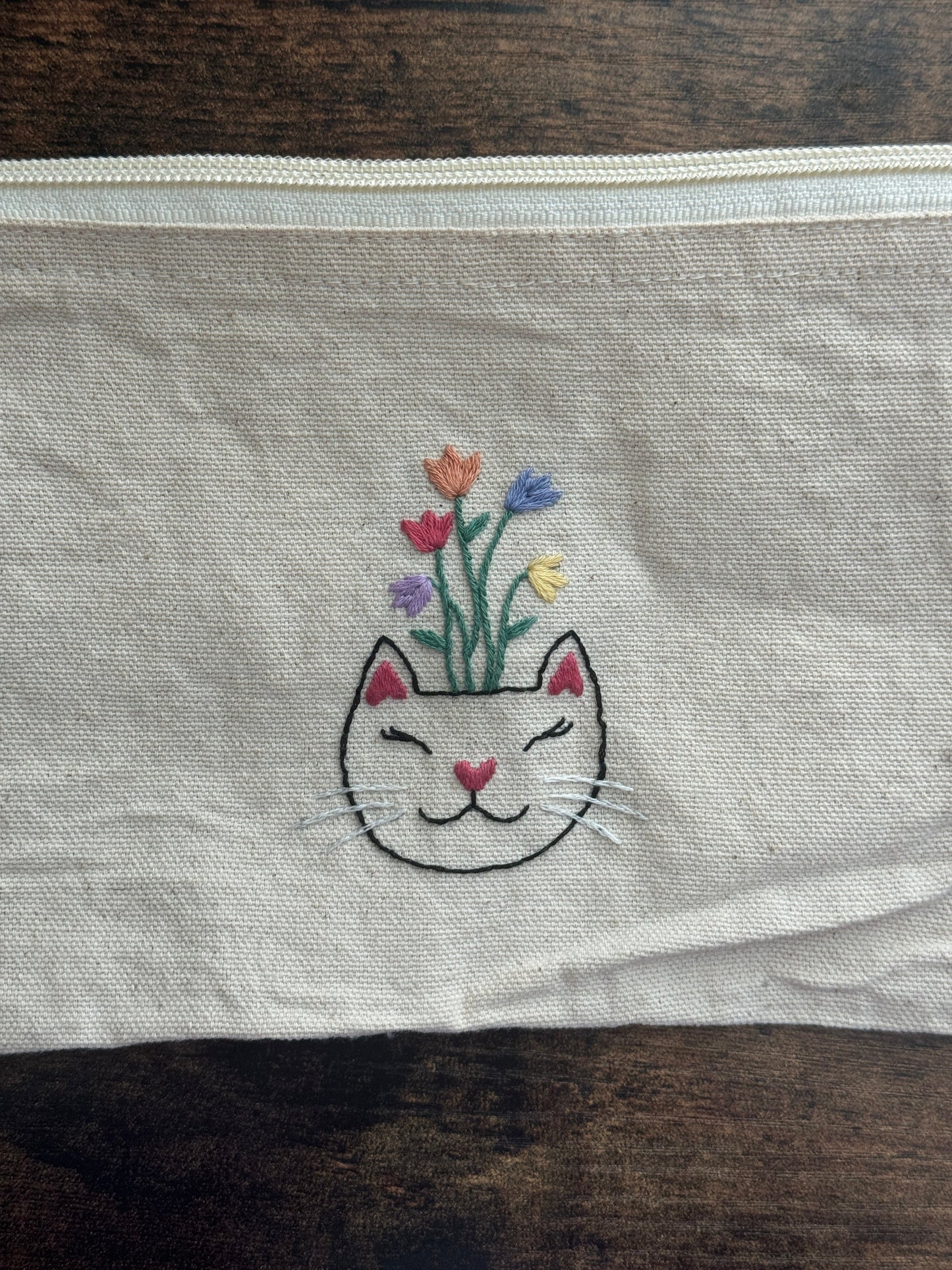 Flower Pothead Kitty DIY Sticker (M)