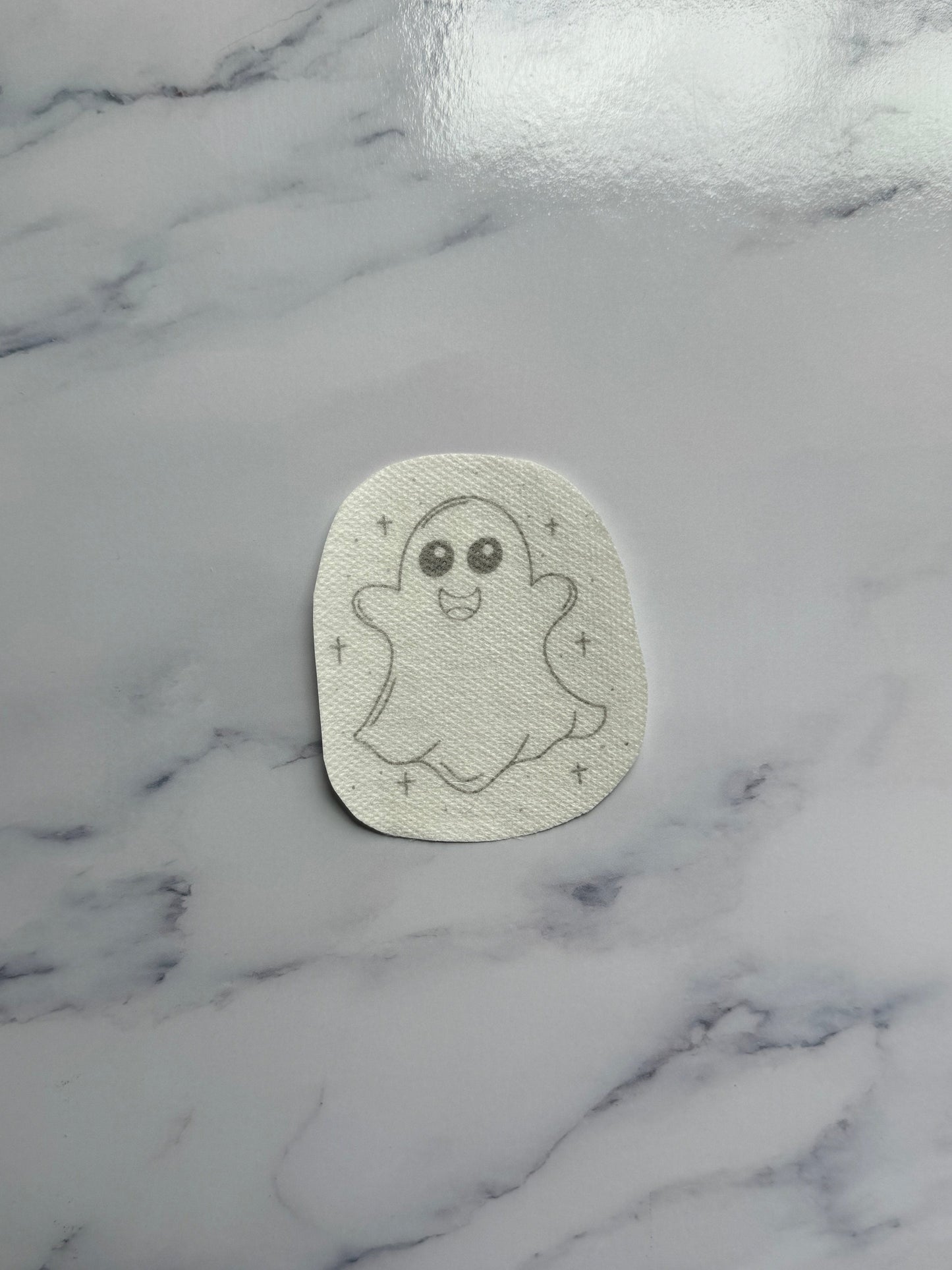 Cheerful Ghost DIY Sticker (M)