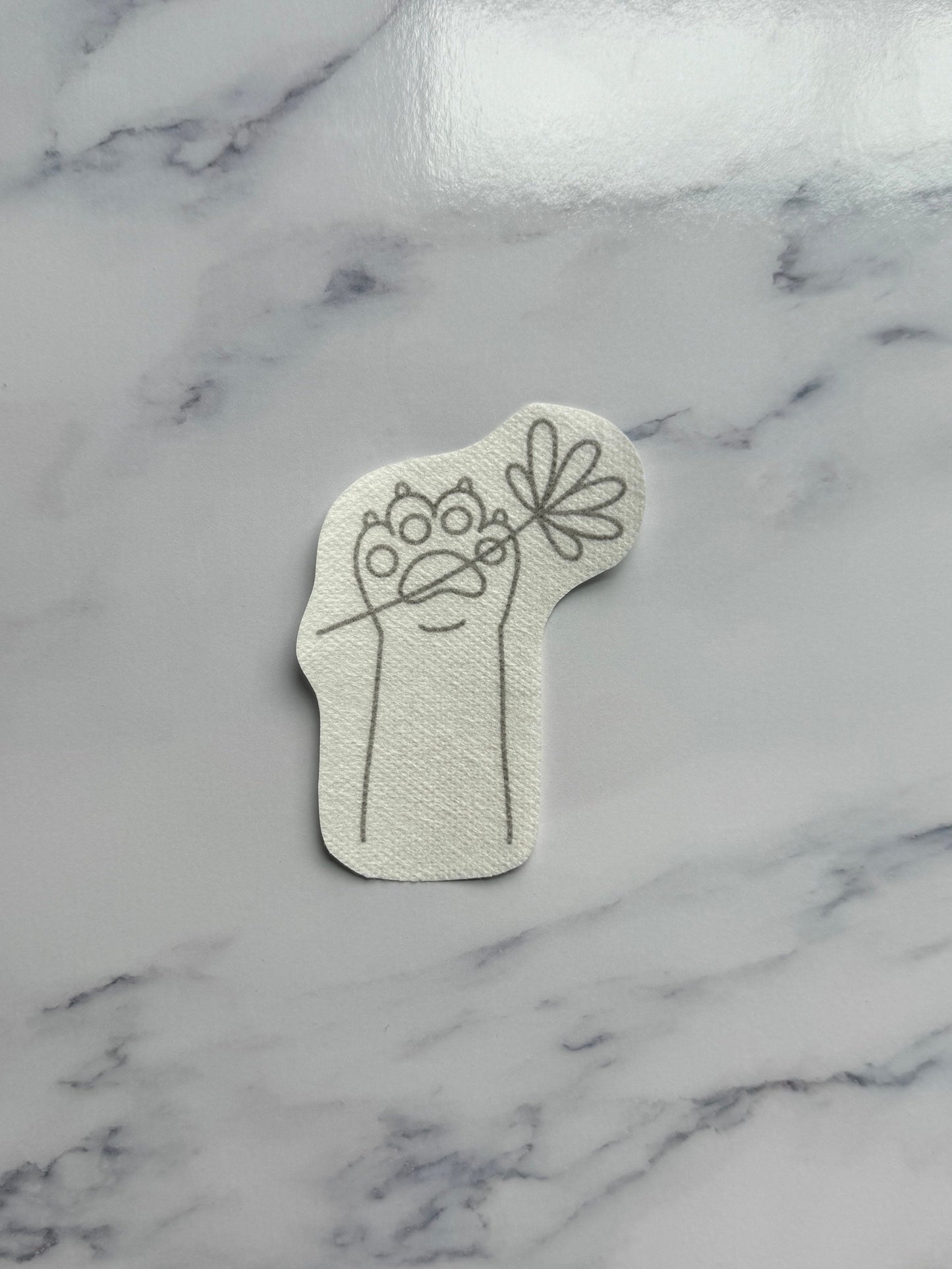 Flower Pawer DIY Sticker (M)