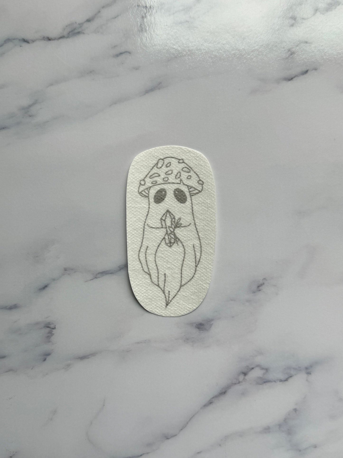 Ghost Cap DIY Sticker (XS)