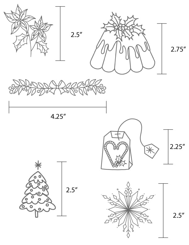Winter Wonders Stick & Stitch Embroidery Stabilizer - 6 Pack
