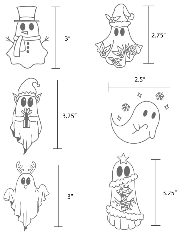 Holiday Spirits Stick & Stitch Embroidery Stabilizer - 6 Pack