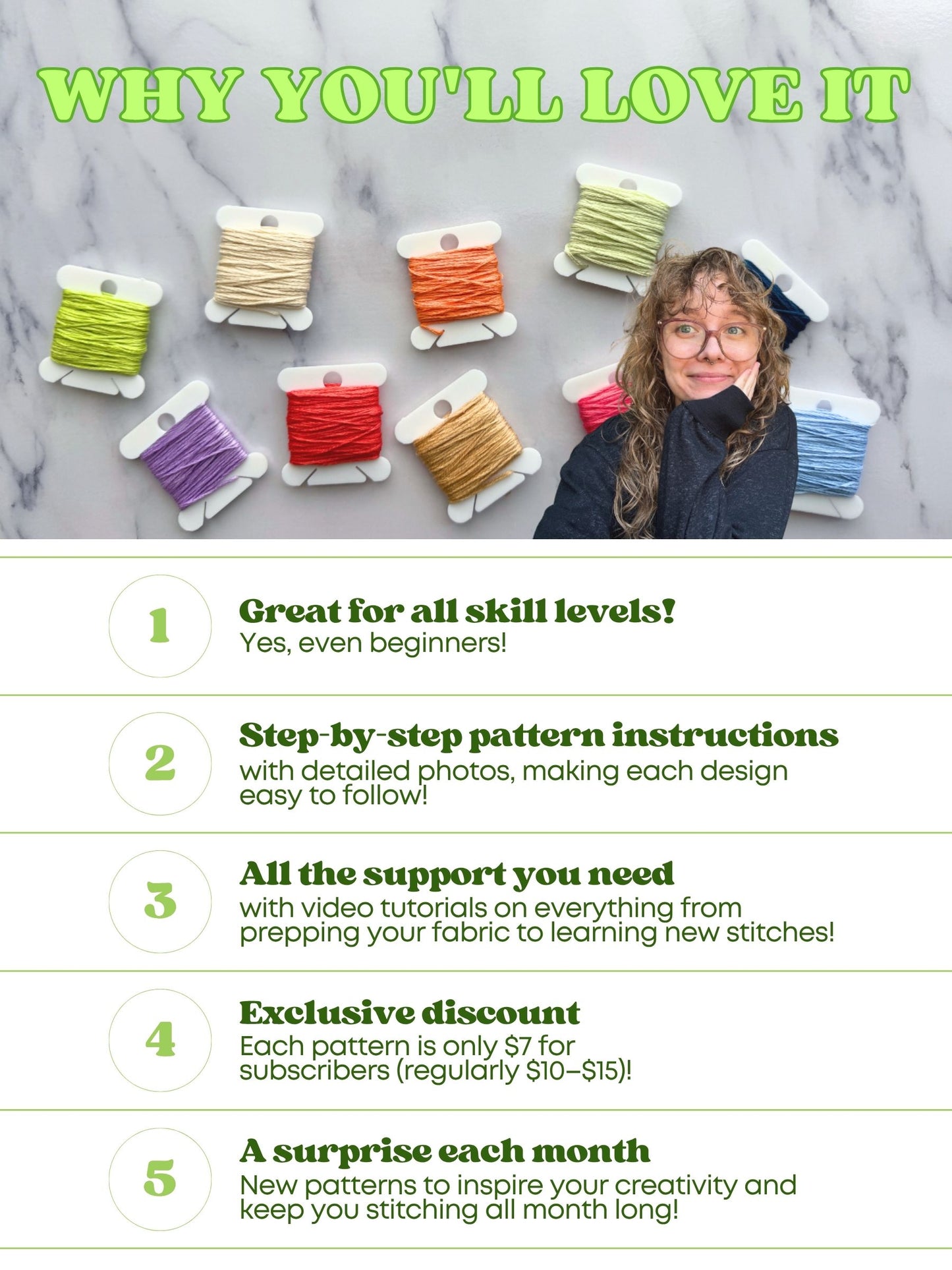 Monthly Digital Pattern Subscription - March