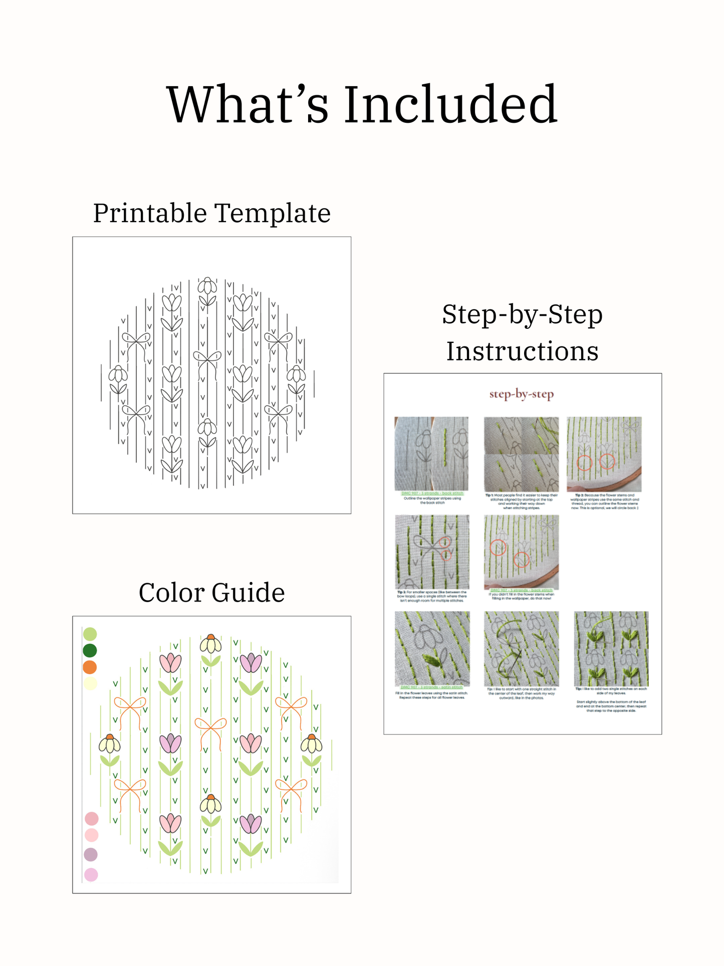 Where Petals Grow - PDF Beginner Friendly Digital Pattern