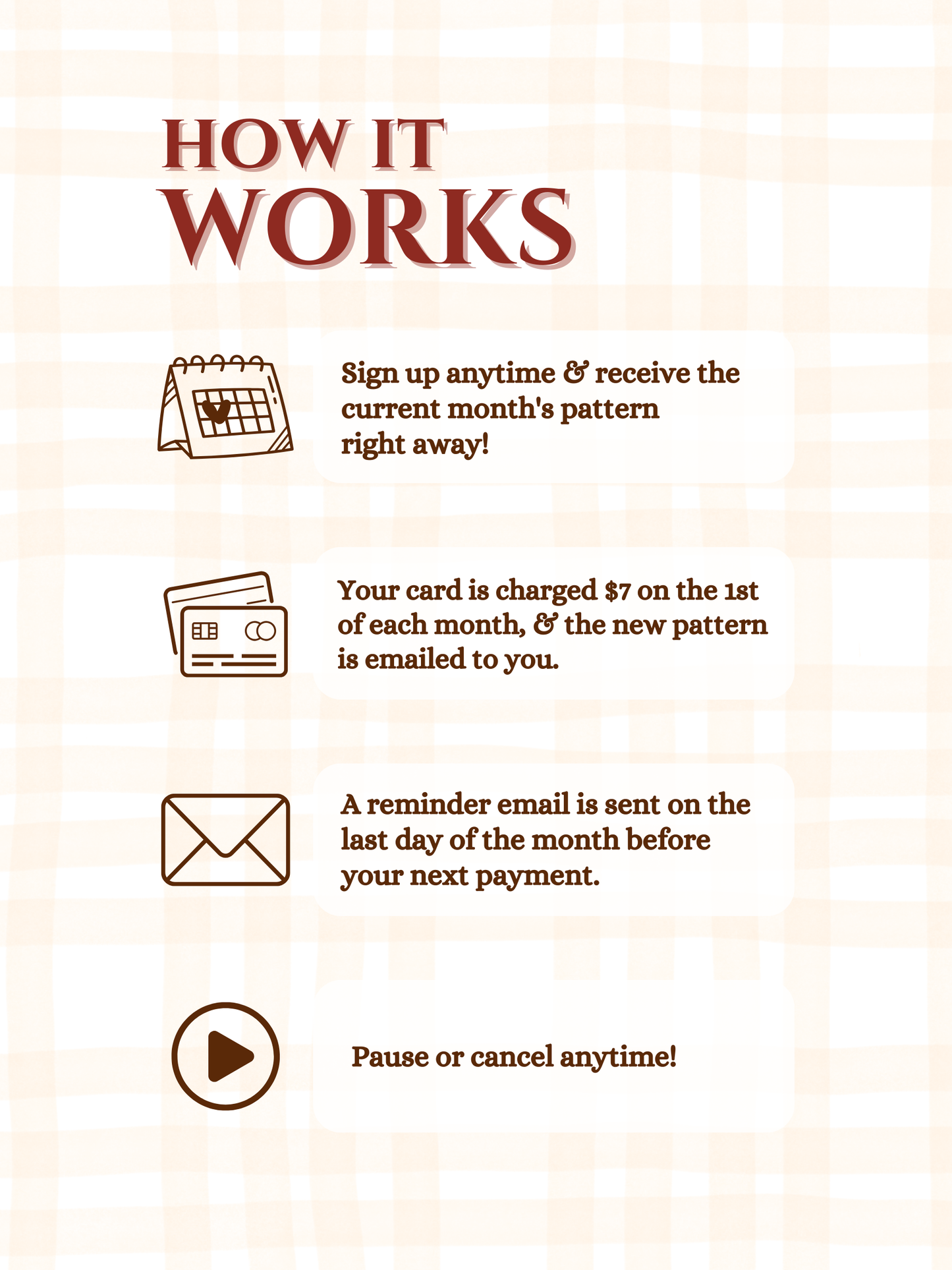 Monthly Digital Pattern Subscription – November