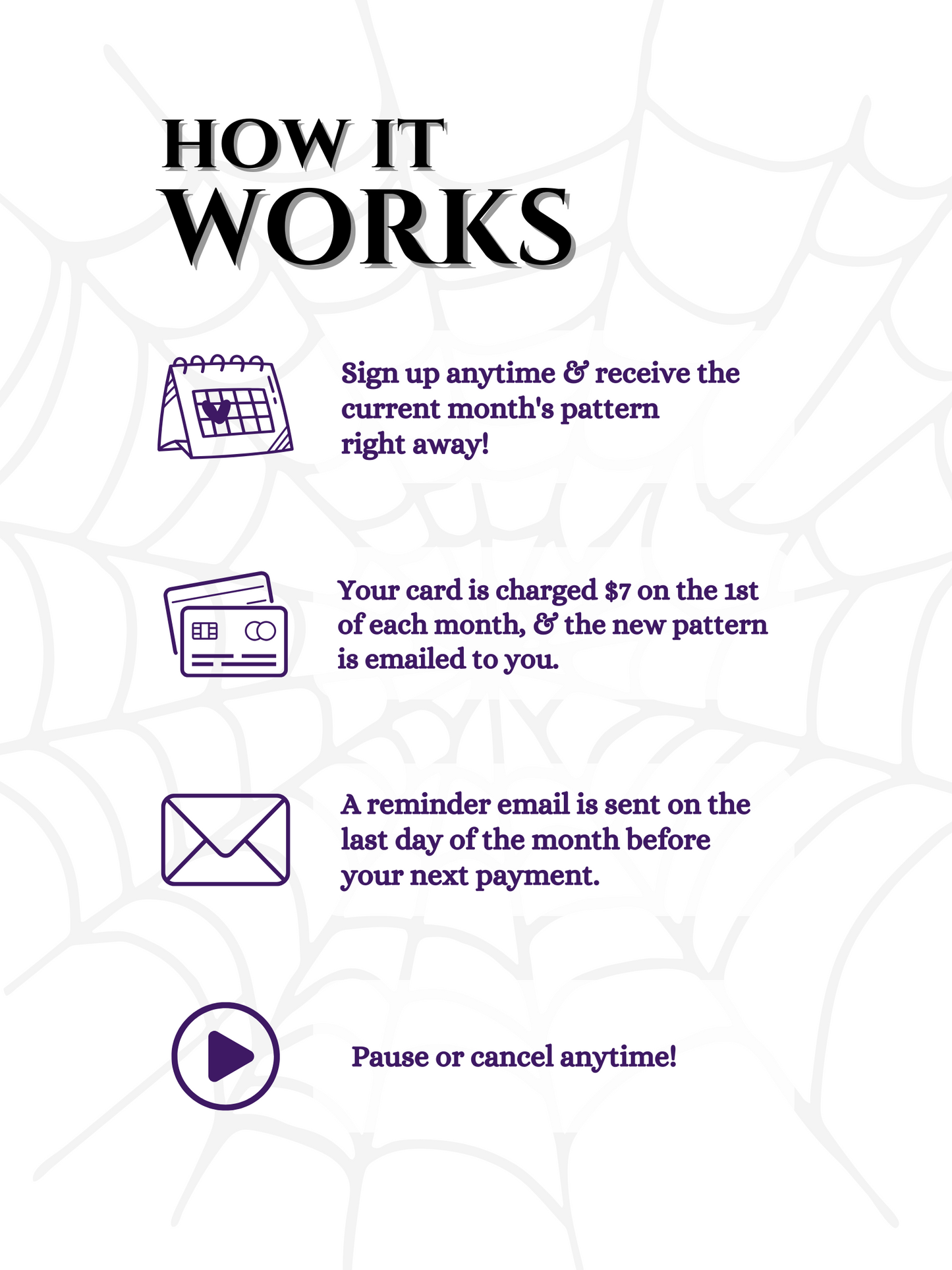 Monthly Digital Pattern Subscription – October