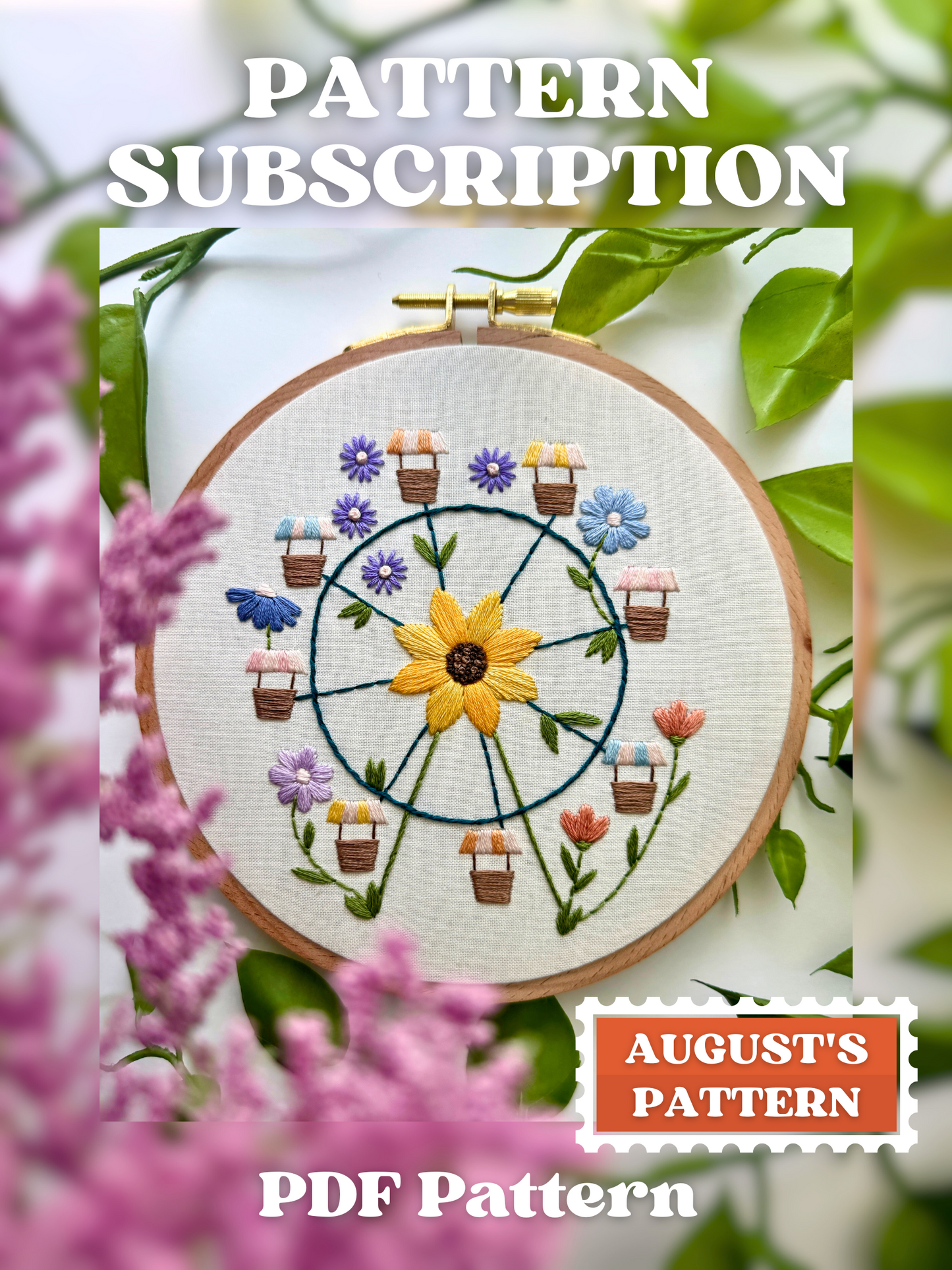 Monthly Digital Pattern Subscription – August