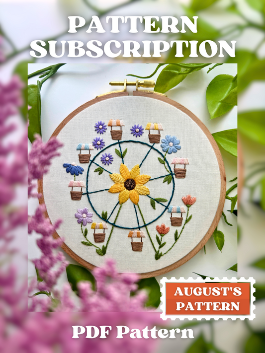 Monthly Digital Pattern Subscription – August