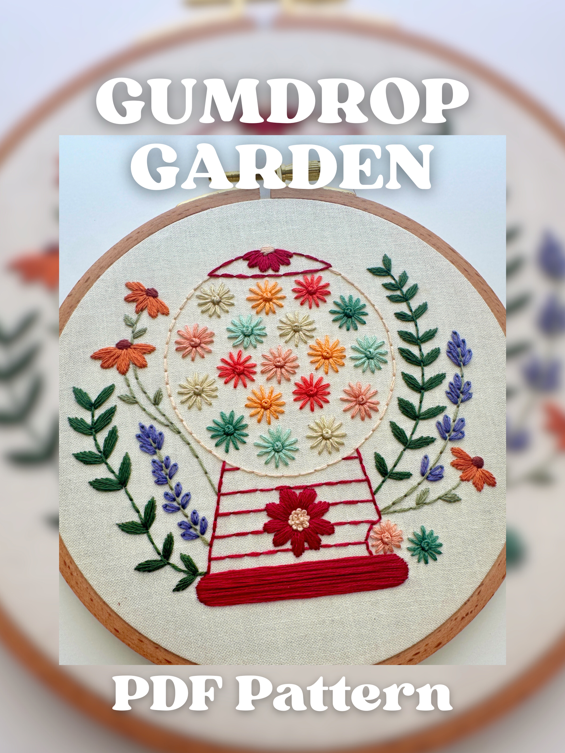 Gumdrop Garden - PDF Beginner Friendly Digital Pattern – Thread Head ...