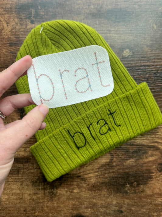 brat - Connect The Dots Stick & Stitch Embroidery Stabilizer