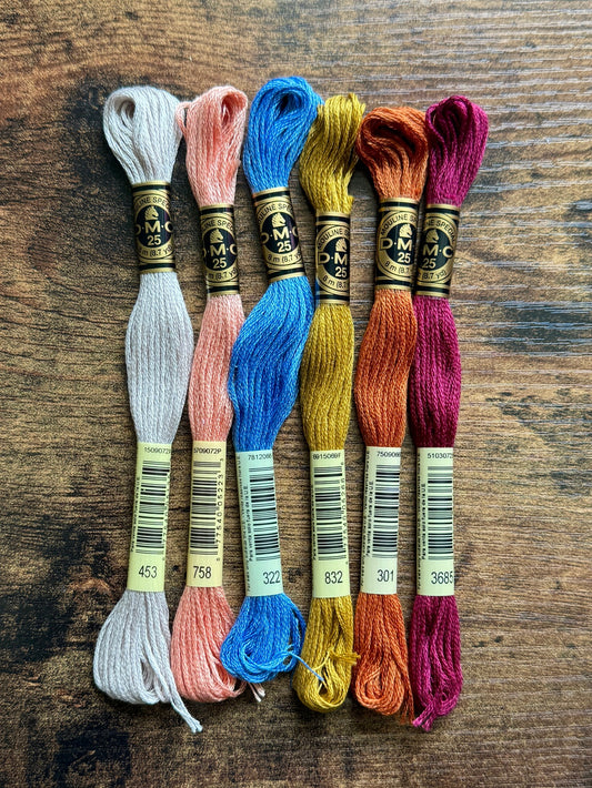 Autumn Sunset Floss Bundle (6)