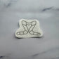 Worm & Fuzzy DIY Sticker (S)