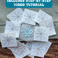 The Laziest Daisy Stick & Stitch Embroidery Stabilizer - 12 Pack - Includes Video Tutorial