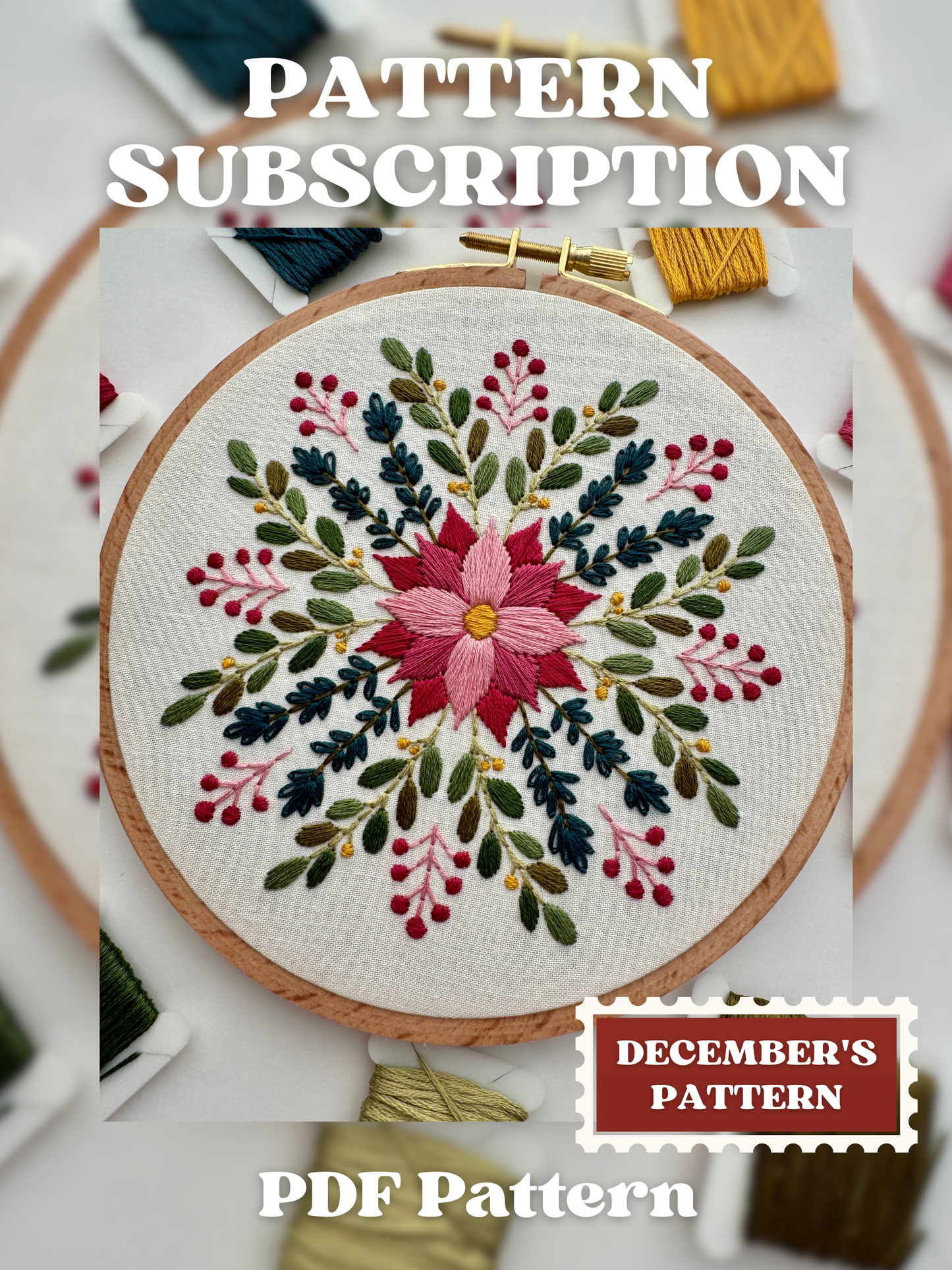 Monthly Digital Pattern Subscription – December
