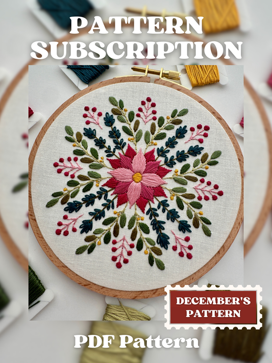 Monthly Digital Pattern Subscription – December