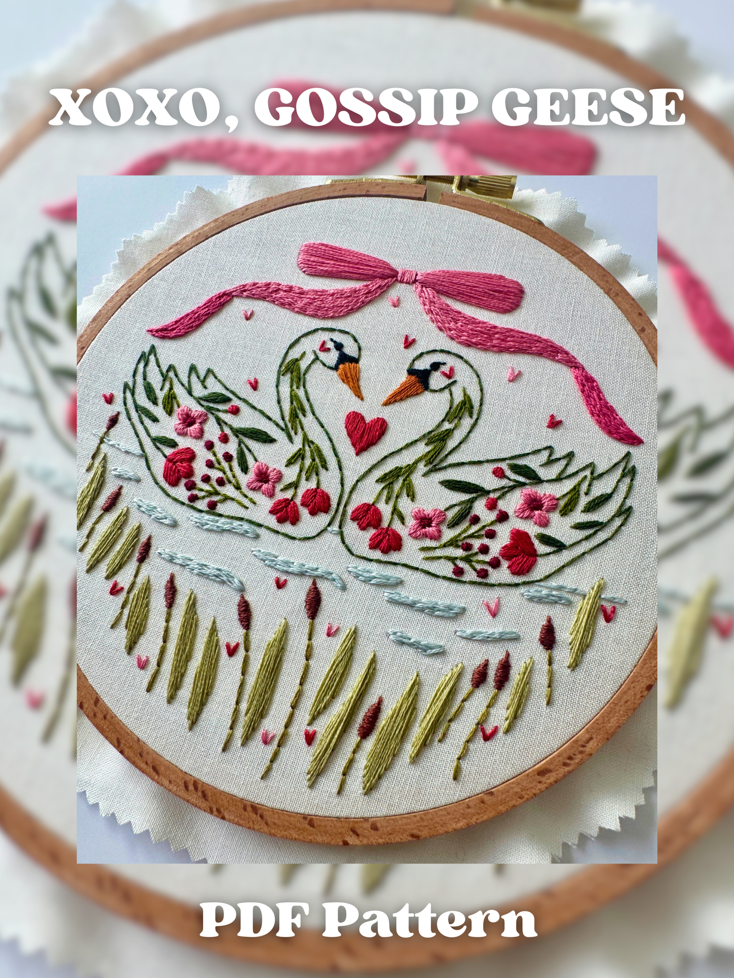Gossip Geese - PDF Beginner Friendly Digital Pattern