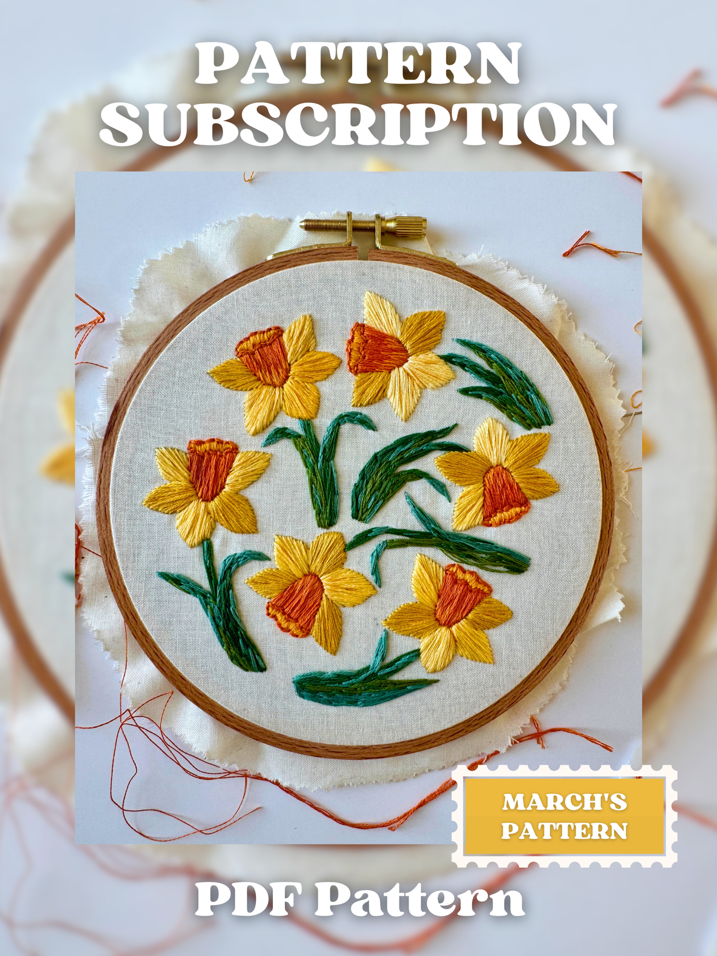 Monthly Digital Pattern Subscription - March