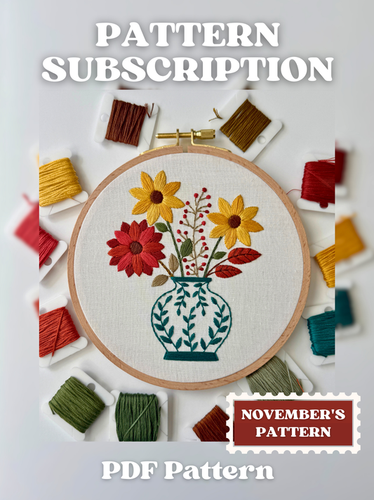 Monthly Digital Pattern Subscription – November