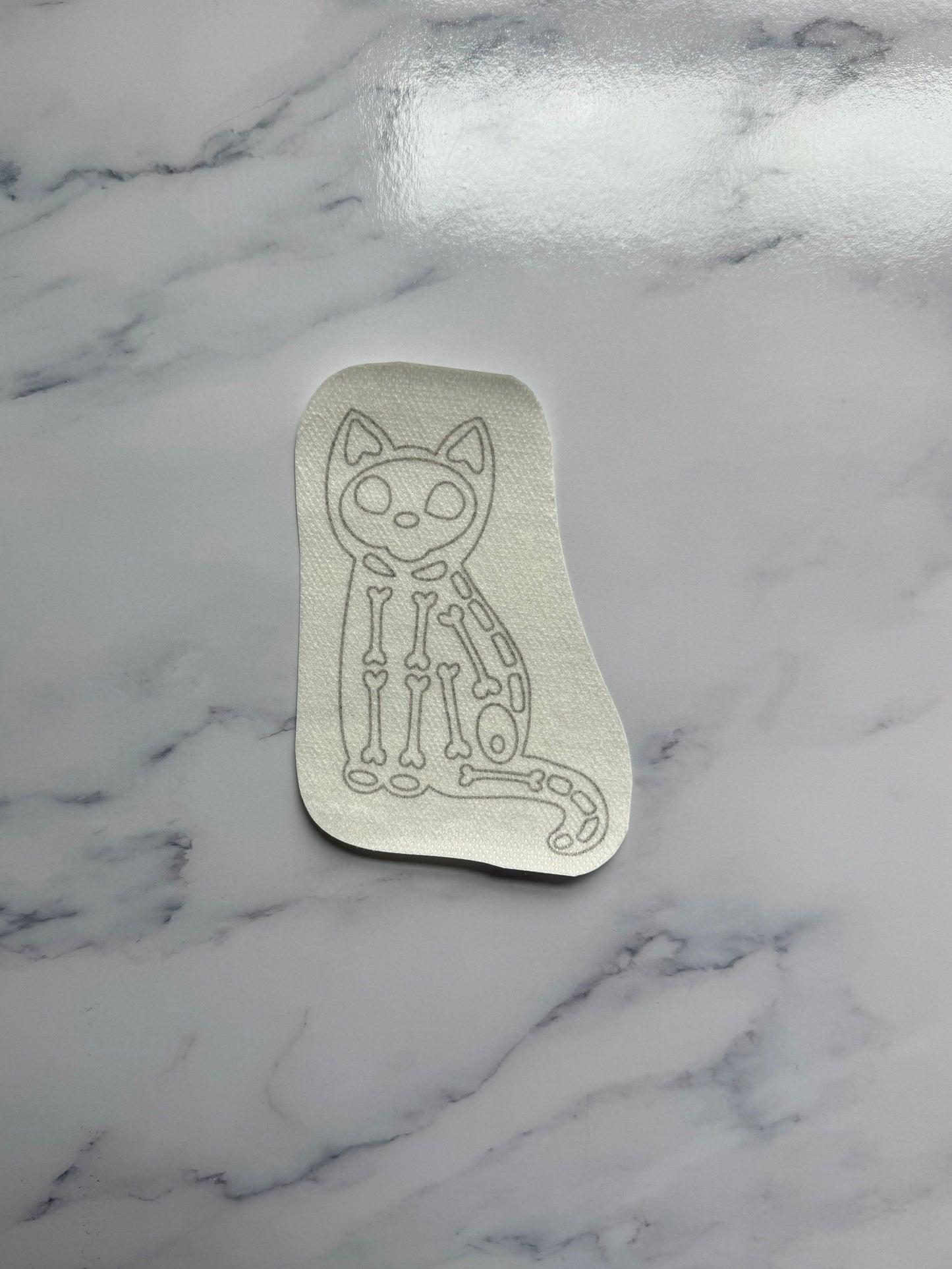 Meowster Bones DIY Sticker (M)