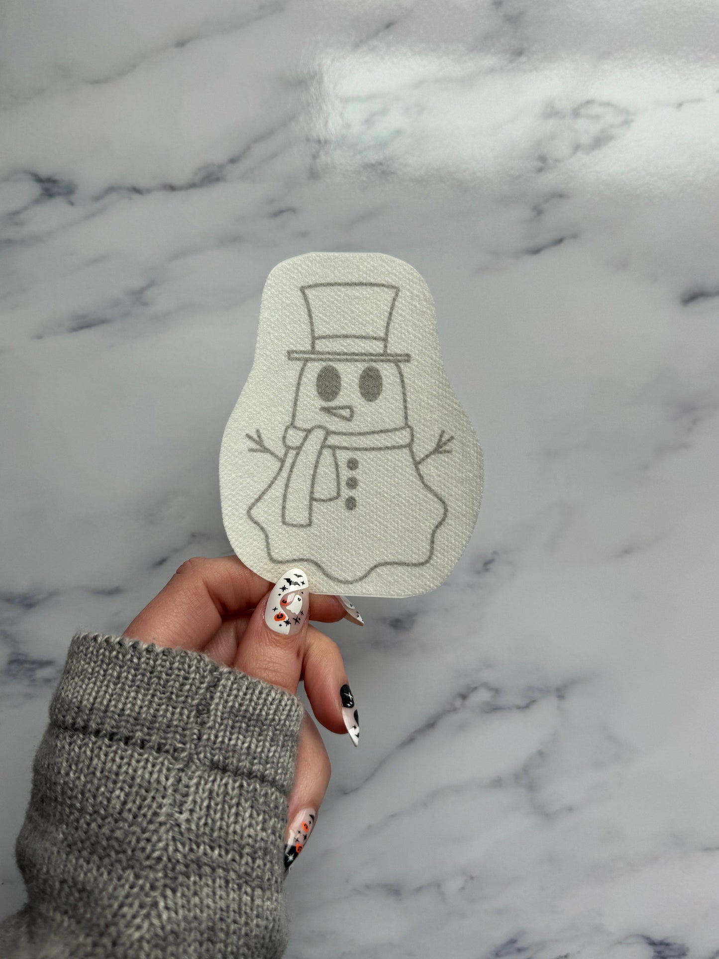 Frosty the Ghostman DIY Sticker (M)