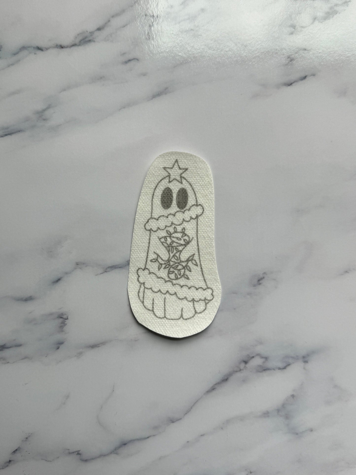 Christmas Tree Ghost DIY Sticker (M)