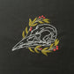 Crow in Bloom - Right DIY Sticker (XL)