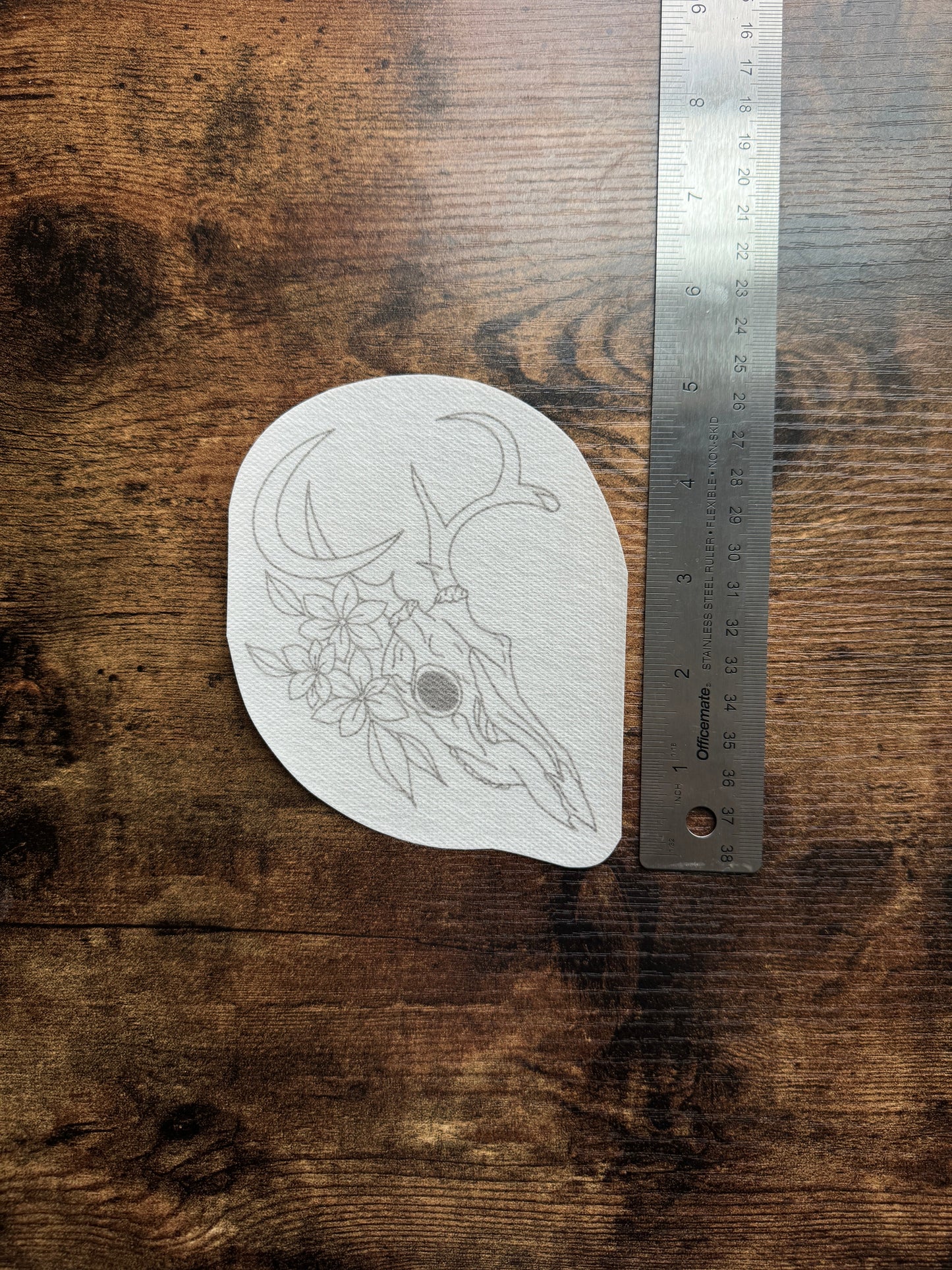 Antlers in Bloom DIY Sticker (XL)