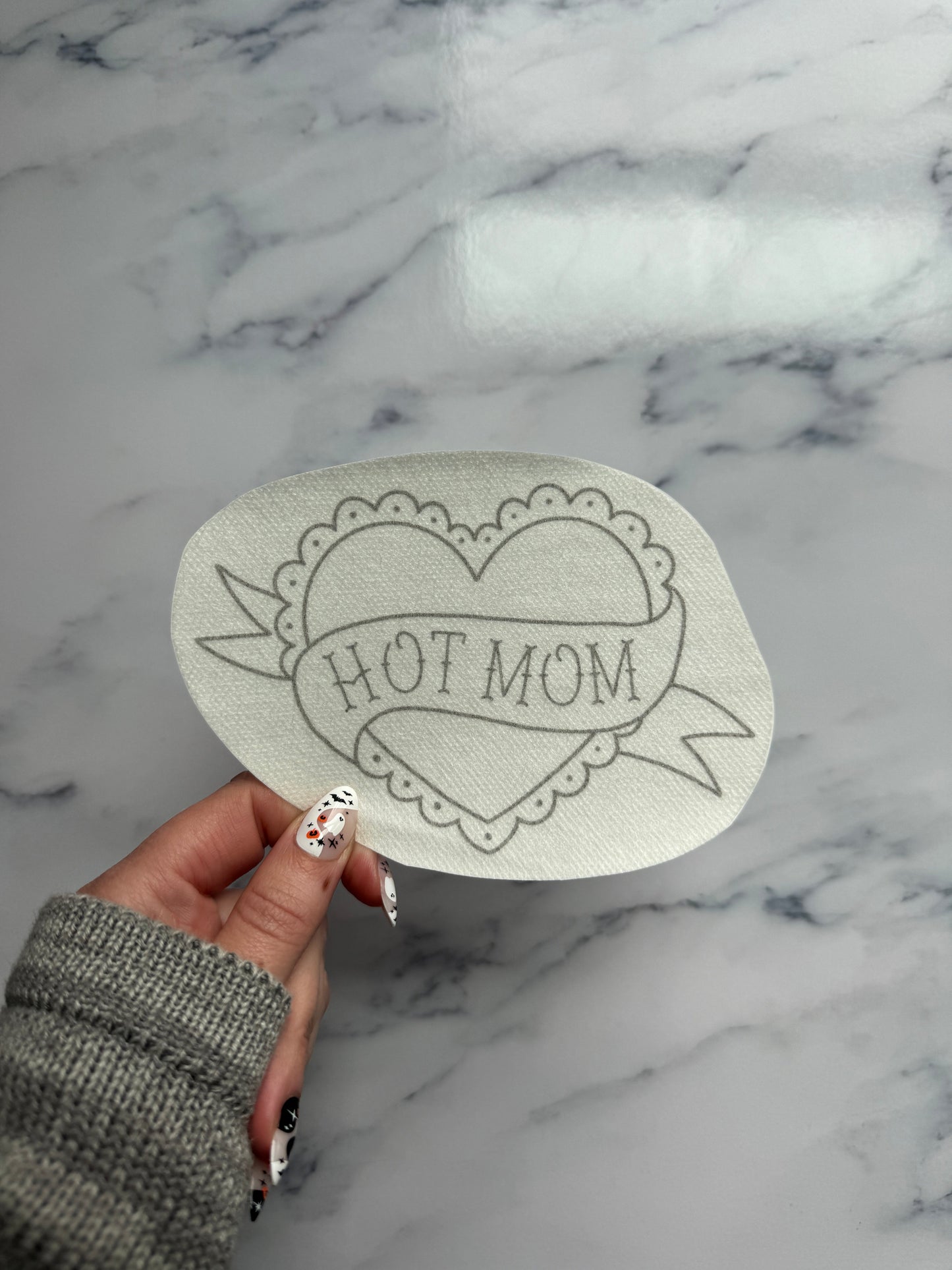 Hot Mom DIY Sticker (XL)