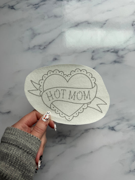 Hot Mom DIY Sticker (XL)