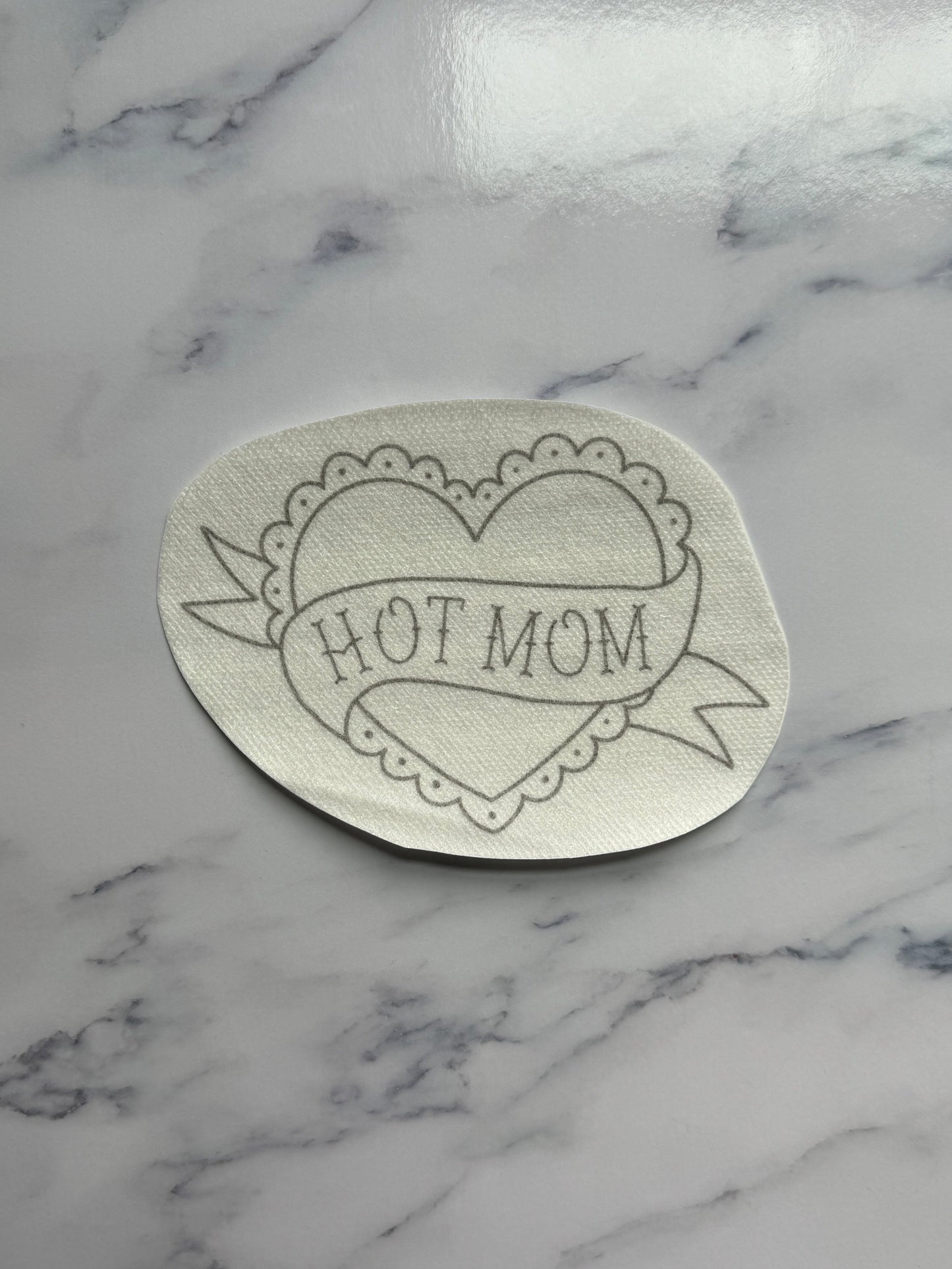 Hot Mom DIY Sticker (XL)