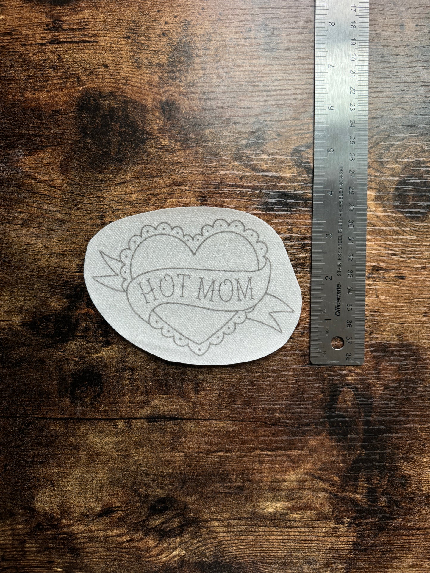 Hot Mom DIY Sticker (XL)