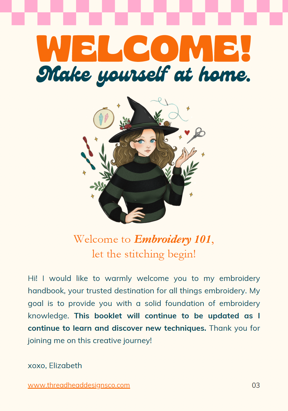 Beginner Embroidery Handbook (Digital Edition)