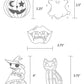 Cheerful Haunts Stick & Stitch Embroidery Stabilizer - 5 Pack